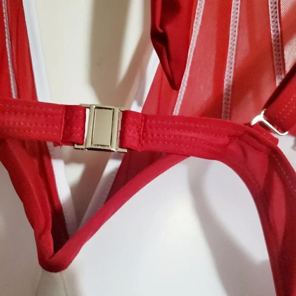 Rose gal Red Swimdress Size 22